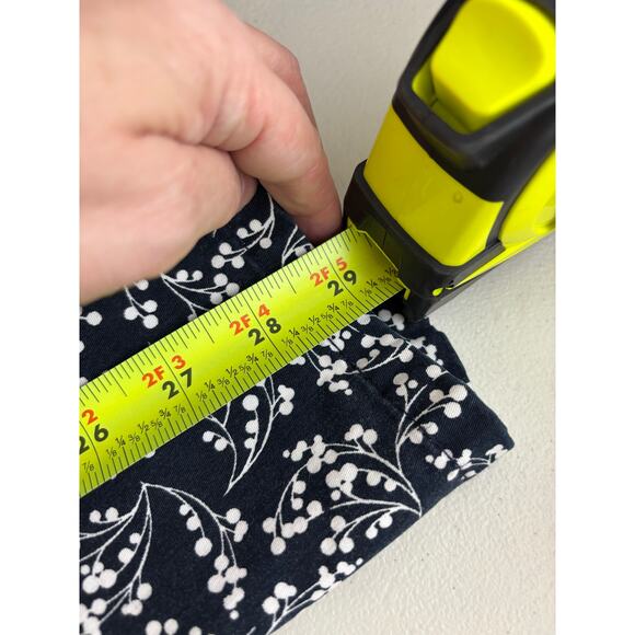 Tommy Hilfiger Navy Blue and White Floral Pants Size 8 - Picture 9 of 12